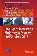 Cover: Intelligent Interactive Multimedia Systems and Services 2017 - Springer