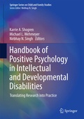 Cover: Handbook of Positive Psychology in Intellectual and Developmental Disabilities - Springer