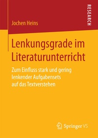 Abbildung von: Lenkungsgrade im Literaturunterricht - Springer VS