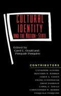 Cover: Cultural Identity and the Nation-State - Rowman & Littlefield