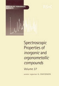 Abbildung von: Spectroscopic Properties of Inorganic and Organometallic Compounds - Royal Society of Chemistry