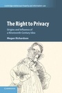 Cover: The Right to Privacy - Cambridge University Press