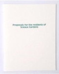 Cover: Proposals for the Residents of Sceaux Gardens - South London Gallery