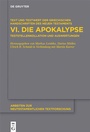Cover: Die Apokalypse - De Gruyter
