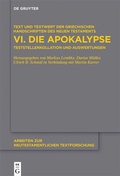 Cover: Die Apokalypse - De Gruyter