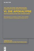 Cover: Text und Textwert der griechischen Handschriften des Neuen Testaments / Die Apokalypse - De Gruyter