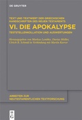 Cover: Die Apokalypse - De Gruyter