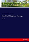 Cover: Norfolk Parish Registers - Marriages - Hansebooks