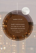 Cover: Party Responses to the EU in the Western Balkans - Palgrave Macmillan