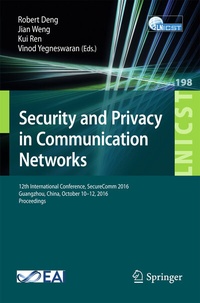 Abbildung von: Security and Privacy in Communication Networks - Springer