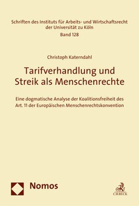 Abbildung von: Tarifverhandlung und Streik als Menschenrechte - Nomos
