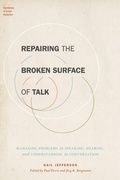 Cover: Repairing the Broken Surface of Talk - Oxford University Press Inc