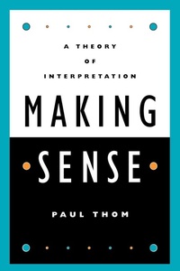 Enlarge image Cover: Making Sense - Rowman & Littlefield Publishers