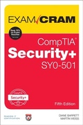 Cover: CompTIA Security+ SY0-501 Exam Cram - Pearson It Certification