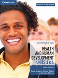 Cover: Cambridge VCE Health and Human Development Units 3 and 4 Pack (Textbook and Interactive Textbook) - Cambridge University Press