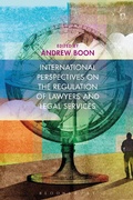 Bild: International Perspectives on the Regulation of Lawyers and Legal Services - Hart Publishing