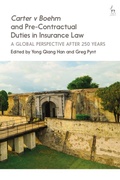 Bild: Carter v Boehm and Pre-Contractual Duties in Insurance Law - Hart Publishing