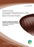Cover: Economic impact of disasters and the role of disaster resilience - Emerald Group Publishing Limited
