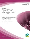Cover: Does Big Data Mean Big Knowledge? - Emerald Group Publishing Limited