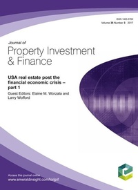 Abbildung von: USA Real Estate post the Financial Economic Crisis - Part 1 - Emerald Group Publishing Limited