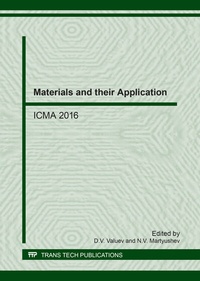 Abbildung von: Materials and their Application - Trans Tech Publications Ltd