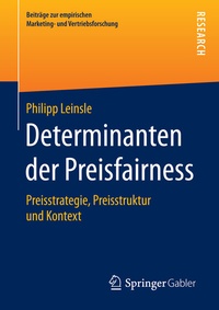 Abbildung von: Determinanten der Preisfairness - Springer Gabler