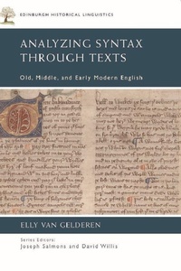 Enlarge image Cover: Analyzing Syntax through Texts - Edinburgh University Press