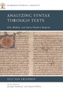 Cover: Analyzing Syntax through Texts - Edinburgh University Press