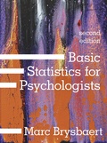 Cover: Basic Statistics for Psychologists - Red Globe Press