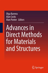 Enlarge image Cover: Advances in Direct Methods for Materials and Structures - Springer