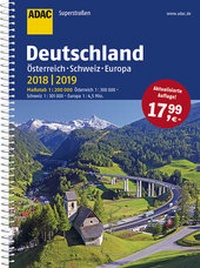 Abbildung von: ADAC Superstraßen Deutschland, Österreich, Schweiz & Europa 2018/2019 1:200 000 - ADAC Reiseführer