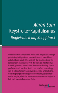 Enlarge image Cover: Keystroke-Kapitalismus - Hamburger Edition