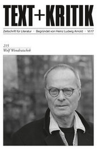 Bild vergrößern Bild: Wolf Wondratschek - edition text + kritik