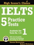 Cover: IELTS 5 Practice Tests, Academic - Simone Braverman