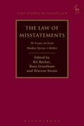 Cover: The Law of Misstatements - Hart Publishing