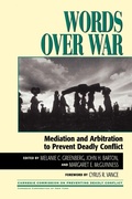 Cover: Words Over War - Rowman & Littlefield Publishers