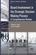 Cover: Board Involvement in the Strategic Decision Making Process - now publishers Inc