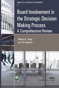 Enlarge image Cover: Board Involvement in the Strategic Decision Making Process - now publishers Inc