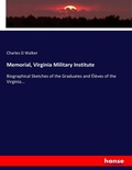 Cover: Memorial, Virginia Military Institute - Hansebooks