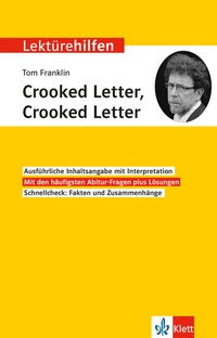 Abbildung von: Klett Lektürehilfen Franklin, Crooked Letter, Crooked Letter - Klett