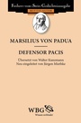 Cover: Marsilius von Padua: Defensor Pacis - wbg Academic in Herder