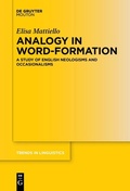 Cover: Analogy in Word-formation - De Gruyter Mouton