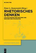 Cover: Rhetorisches Denken - De Gruyter