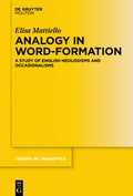Cover: Analogy in Word-formation - De Gruyter Mouton