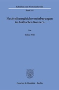 Abbildung von: Nachteilsausgleichsvereinbarungen im faktischen Konzern. - Duncker & Humblot