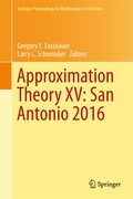 Cover: Approximation Theory XV: San Antonio 2016 - Springer