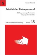 Cover: Betriebliches Bildungspersonal - Schneider Hohengehren