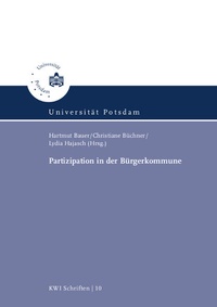 Abbildung von: Partizipation in der Bürgerkommune - Universitätsverlag Potsdam
