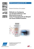 Cover: Methode zur Auslegung von Sonderverfahren in der Blechumformung mit hoher Prozessdynamik am Beispiel der Kissen-St&ouml;&szlig;el-Pulsation - Europ&auml;ische Forschungsgesellschaft f&uuml;r Blechverarbeitung e.V. (EFB)