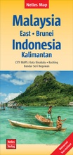 Cover: Nelles Map Landkarte Malaysia: East - Brunei - Indonesia: Kalimantan 1:1,5 Mio. - freytag & berndt